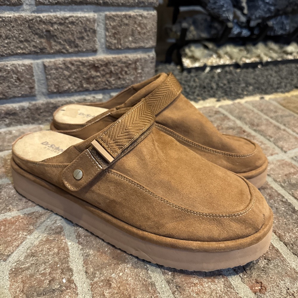 Dr. Scholls Women's Chill Time Slip On Clogs Praline Brown Size 11